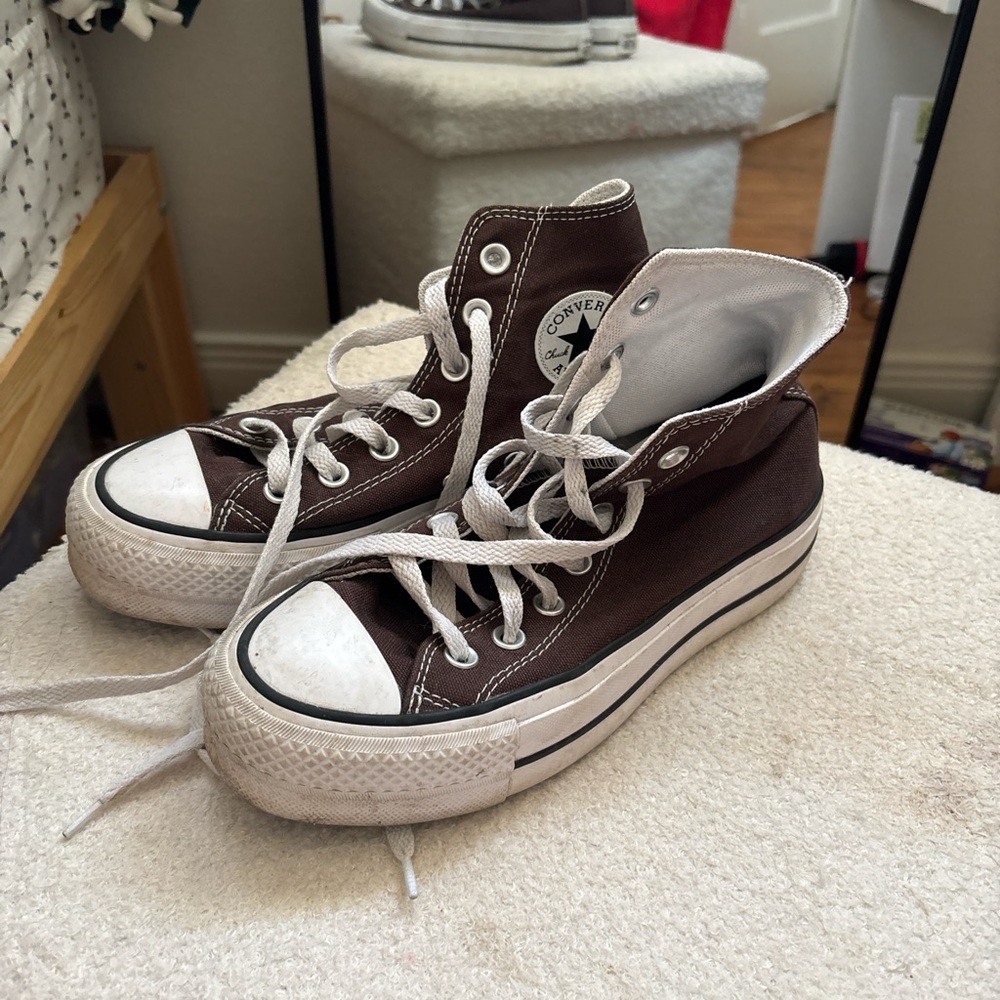Converse Chocolate Brown High-Tops